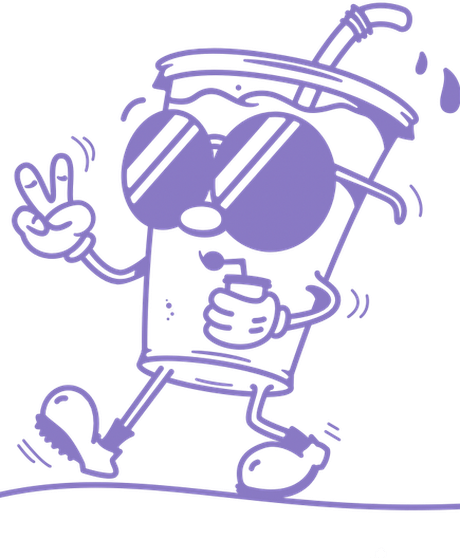 Sip'n cup mascot